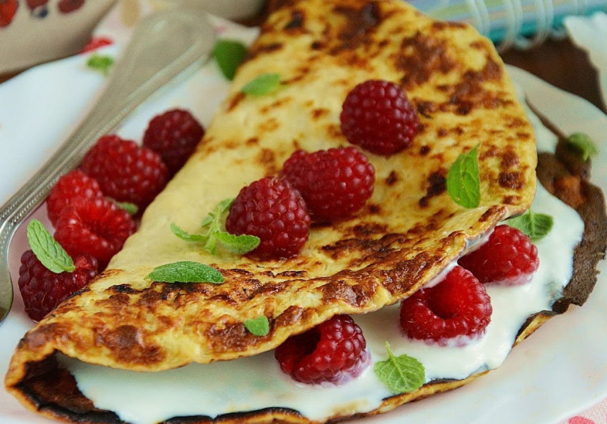 Cynamonowy Omlet Bananowy Z Malinami Szybki Atwy I Bez Glutenu