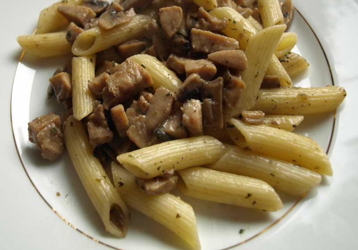 Makaron Penne Z Szynk I Pieczarkami Doradcasmaku Pl