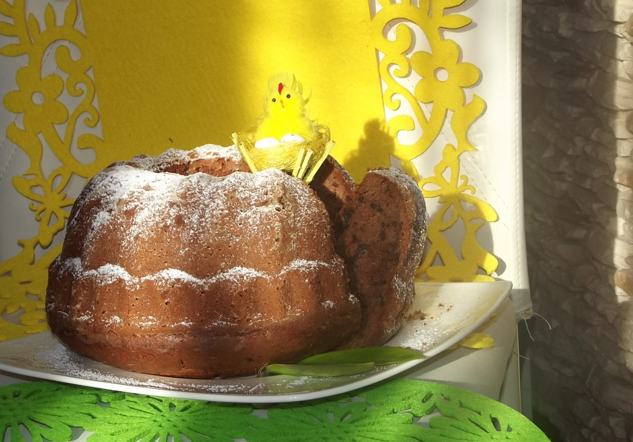  Babka cherry z rodzynkami. foto