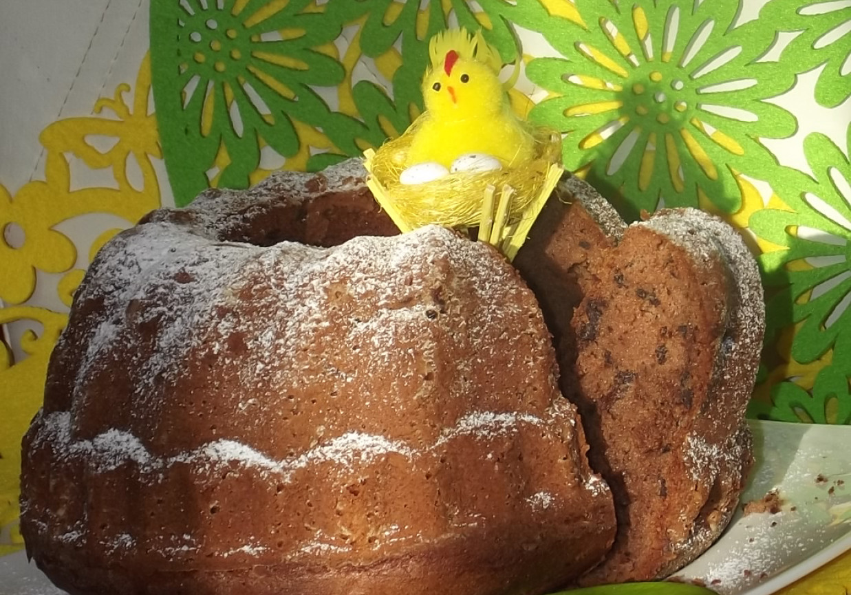  Babka cherry z rodzynkami. foto