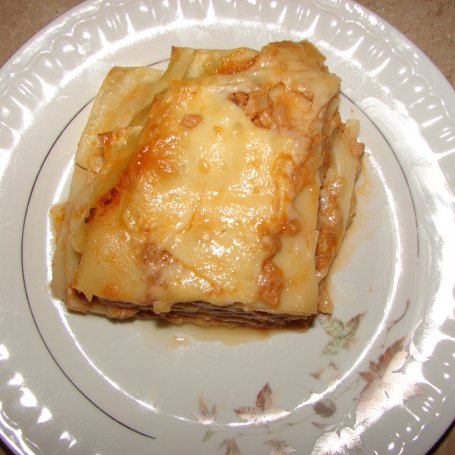 Krok 8 -  Lasagne z gotowanym mięsem foto