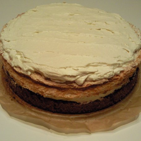 Krok 6 - Tort Kokosowo - Śmietankowy foto