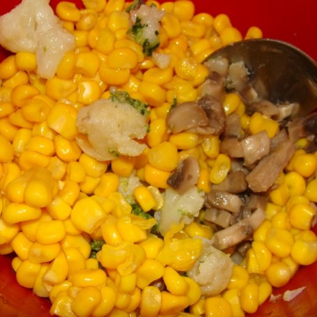 Krok 3 -  Zapiekane naleśniki z kukurydzą i brokułem foto