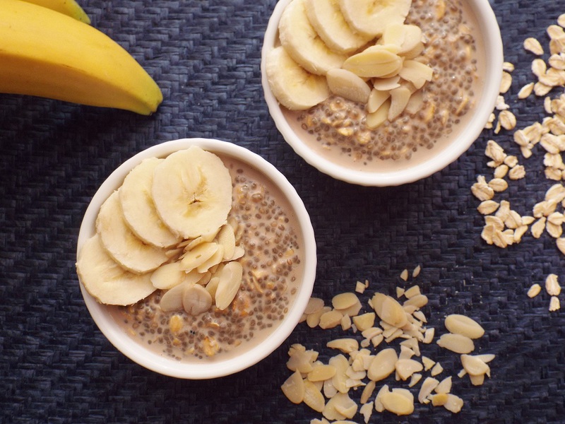 Owsianka cappuccino z chia i bananem - medium