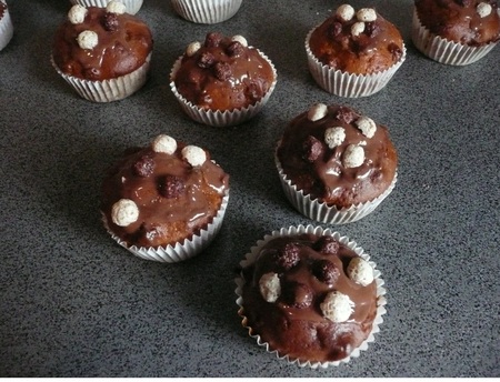 Muffiny z kuleczkami Nesquik