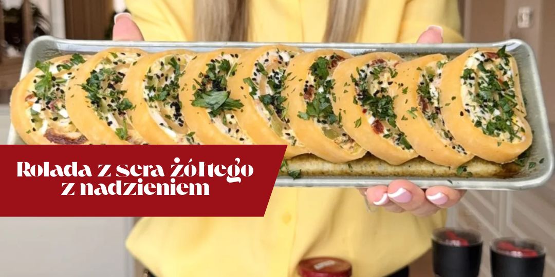 rolada z sera żółtego