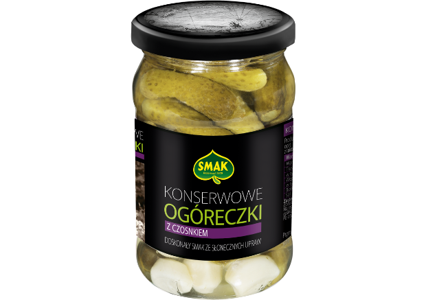 Ogóreczki z czosnkiem