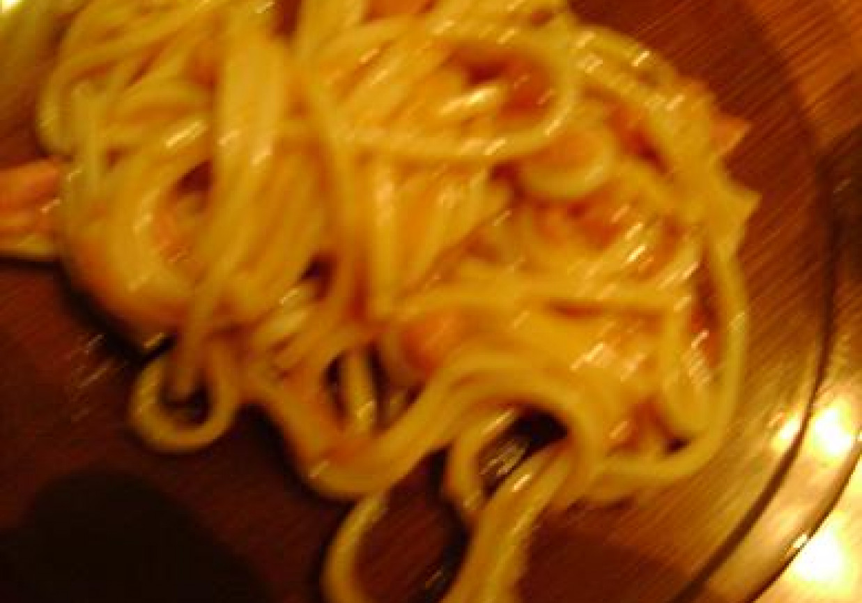 3 serowe spagetti foto