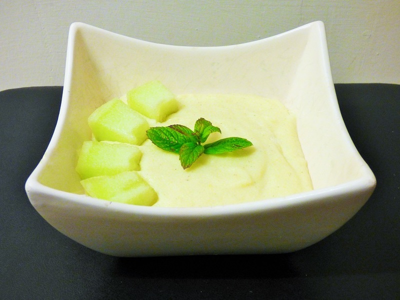 Budyń jaglany z melonem - medium