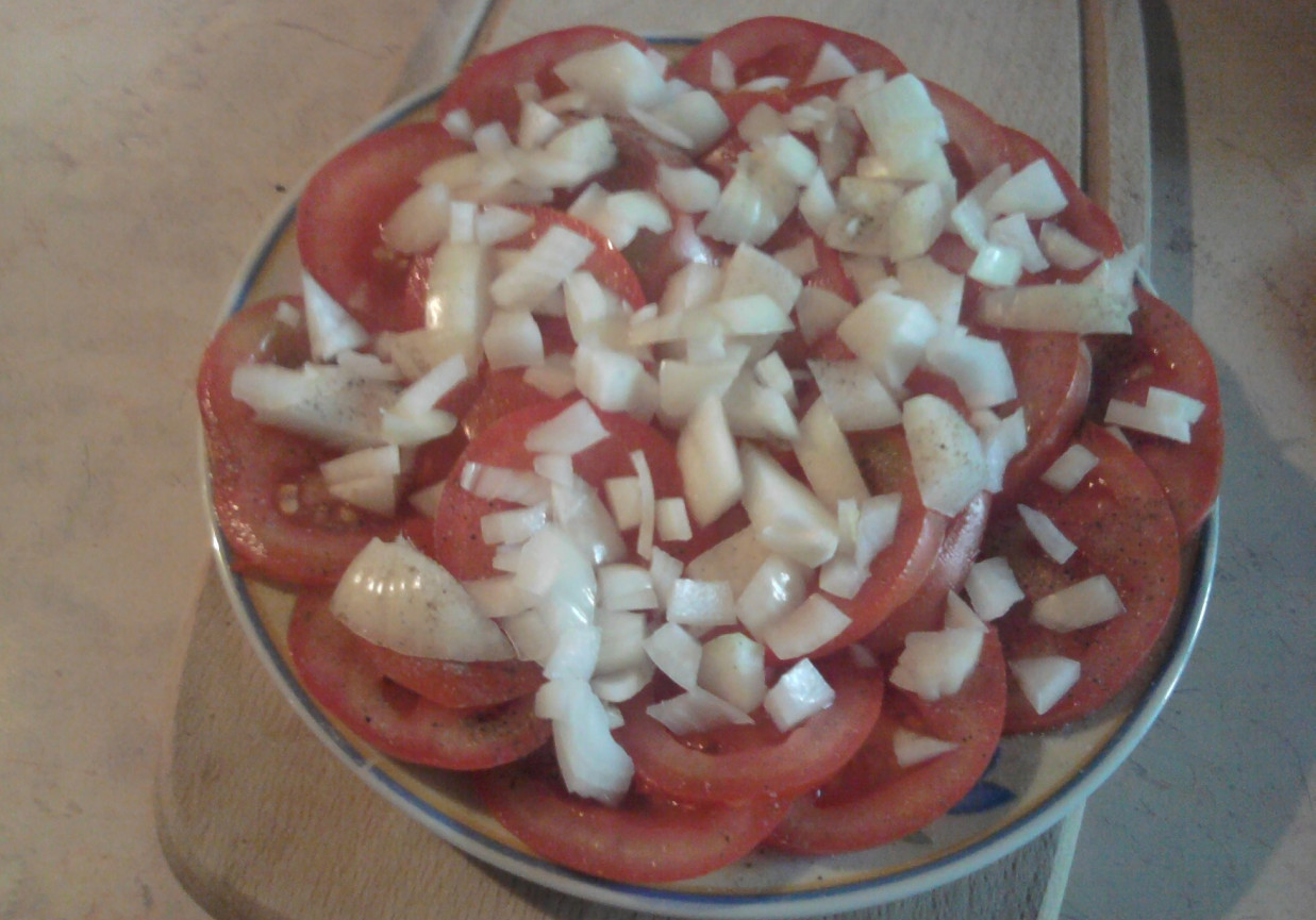 A\' la Carpaccio z pomidorów i cebuli foto