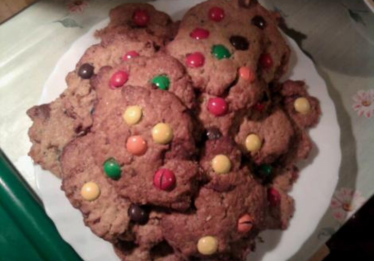 Amerykańskie ciasteczka - Chocolate chip cookies foto