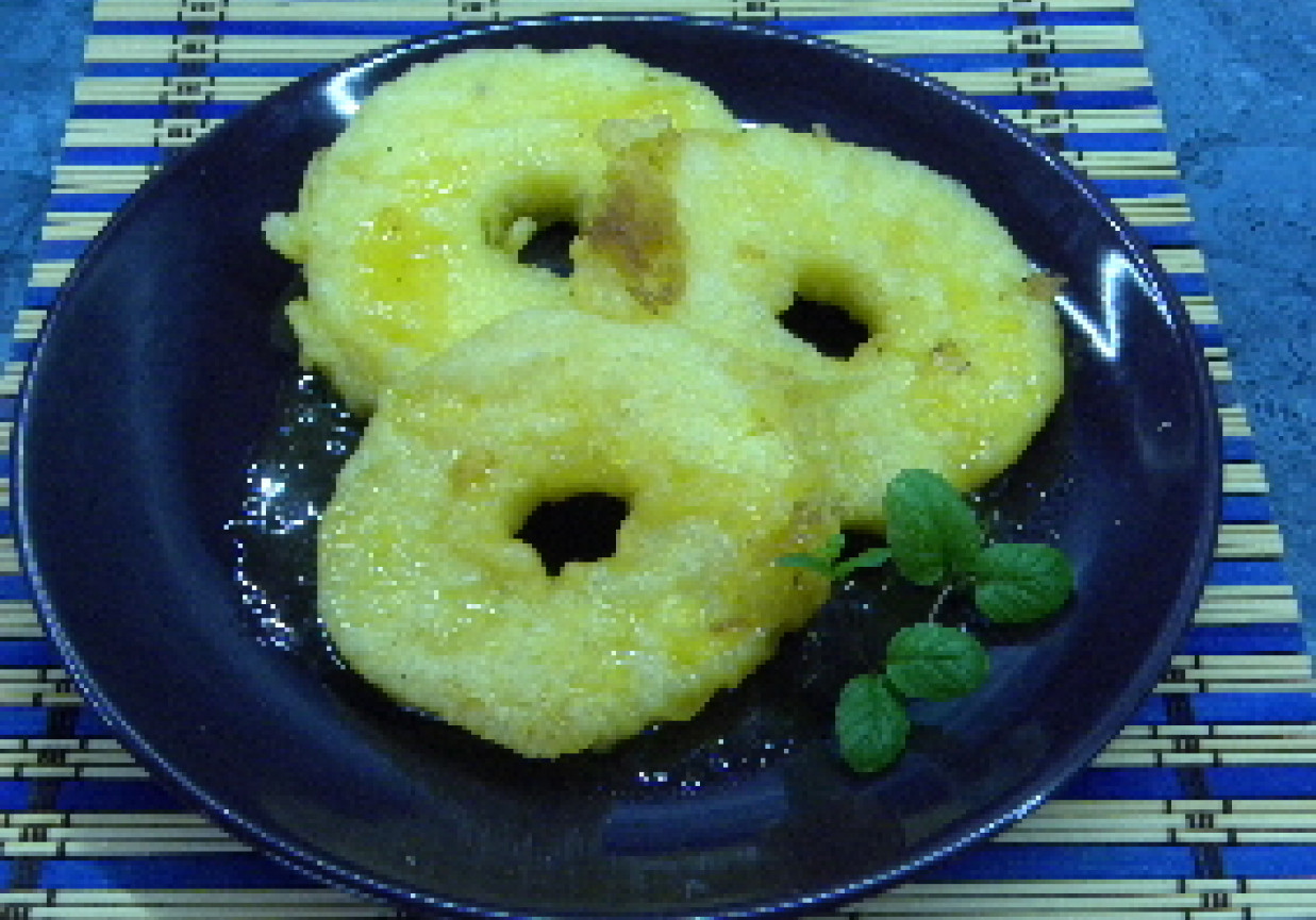 Ananas w tempurze foto