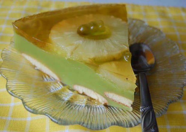 Fotografia przedstawiająca Ananasowe ciasto z Pysiem