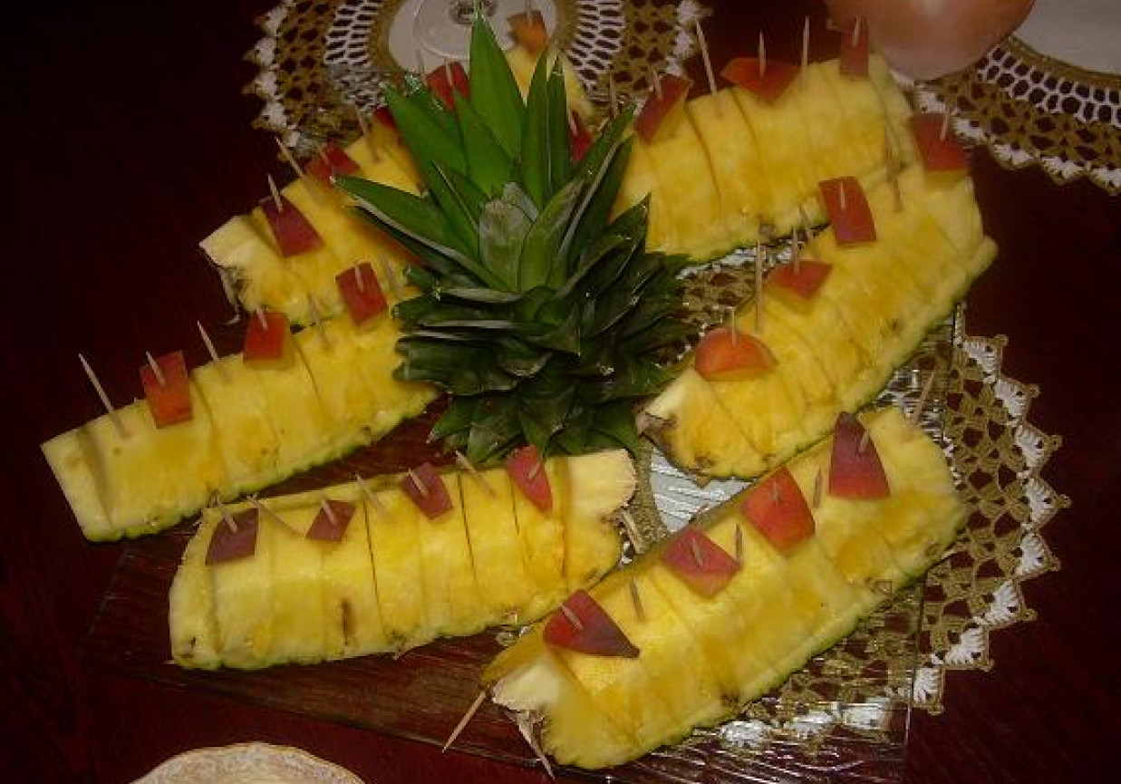 ananasowe łódeczki foto