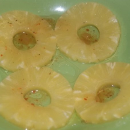 Krok 2 - Ananasy z chilli pieczony w ActiFry foto