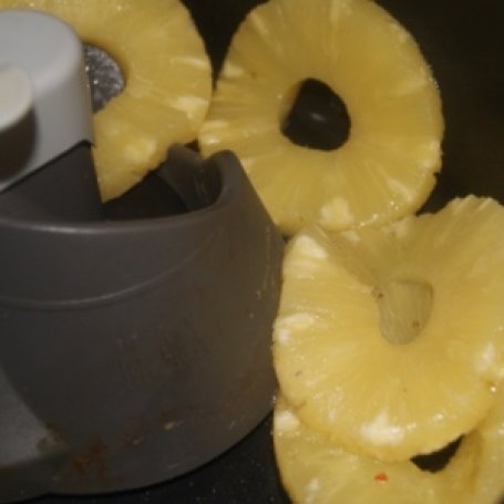 Krok 4 - Ananasy z chilli pieczony w ActiFry foto