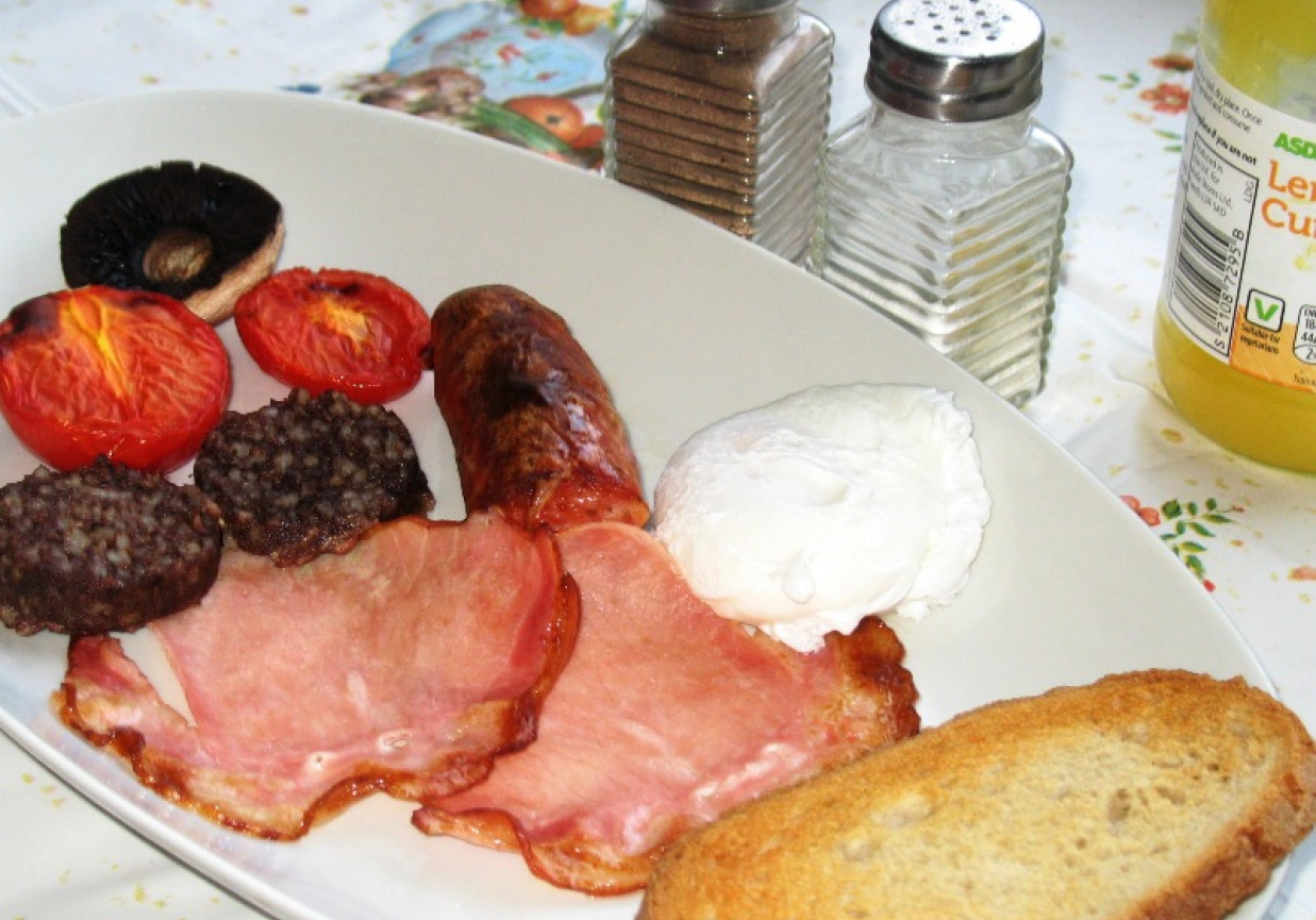 Angielskie śniadanie - english breakfast foto