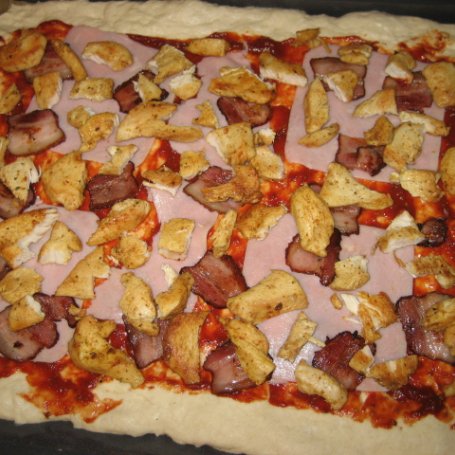 Krok 6 - Anusiowa pizza z kurczakiem foto