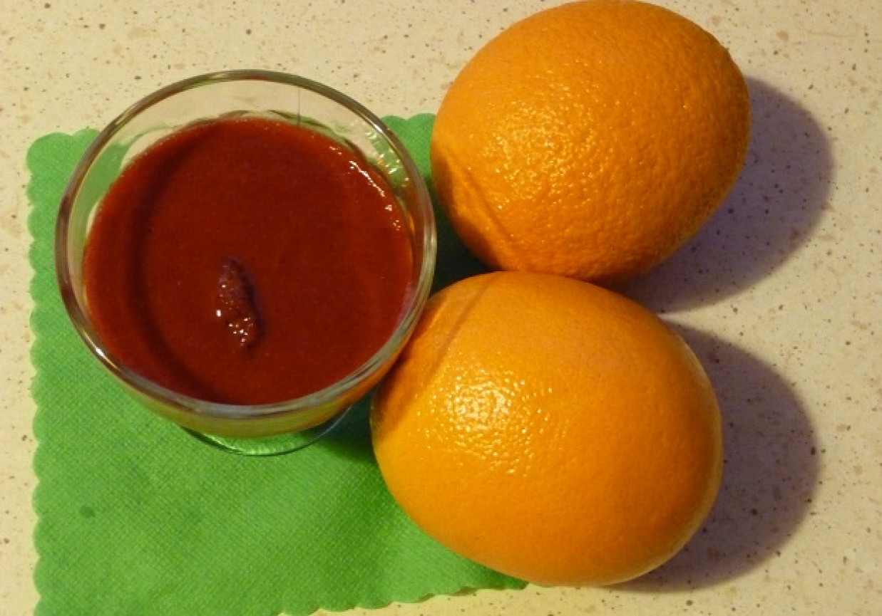Anusiowy deser truskawkowo-malinowy foto