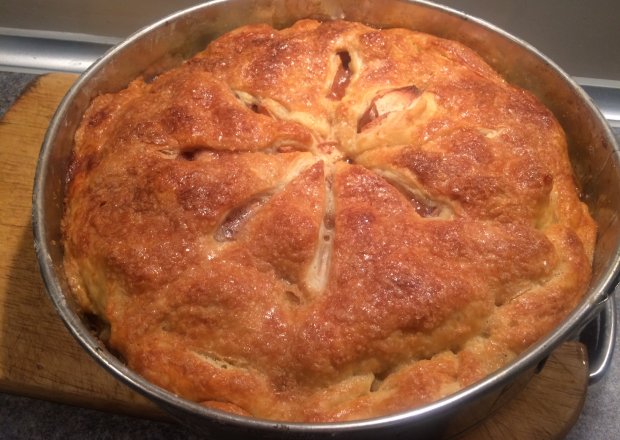 Fotografia przedstawiająca Apple pie czyli amerykańska szarlotka