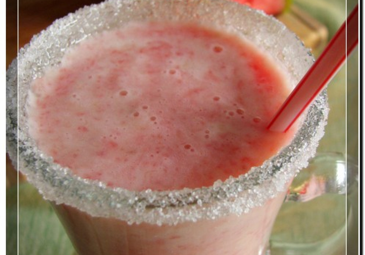 Arbuzowo-bananowy smoothies﻿ foto