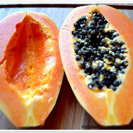 Krok 5 - Argentyńskie krewetki z grillowaną papają foto