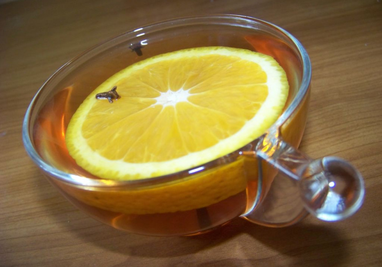 Aromatyczna herbata z pomarańczą według Agi foto