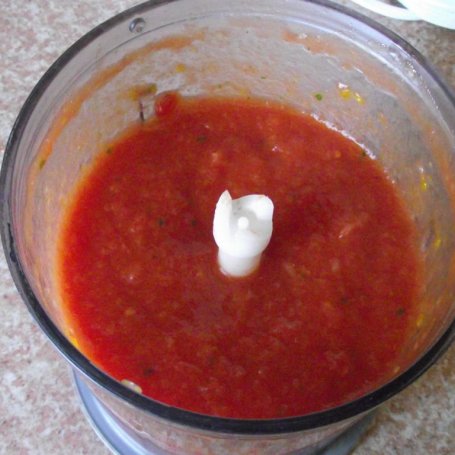 Krok 4 - Aromatyczna pomidorowa z białą papryką i oscypkiem foto