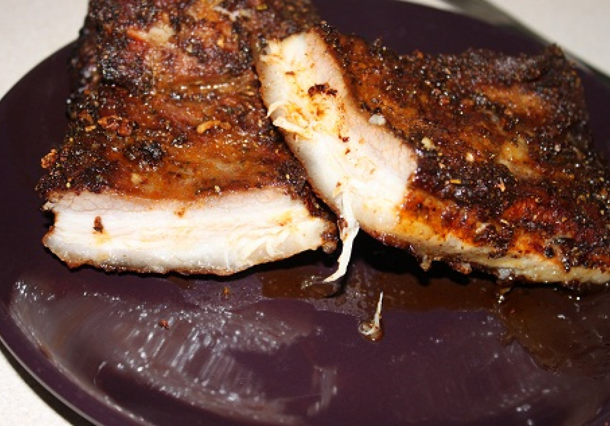 Aromatyczny boczek foto