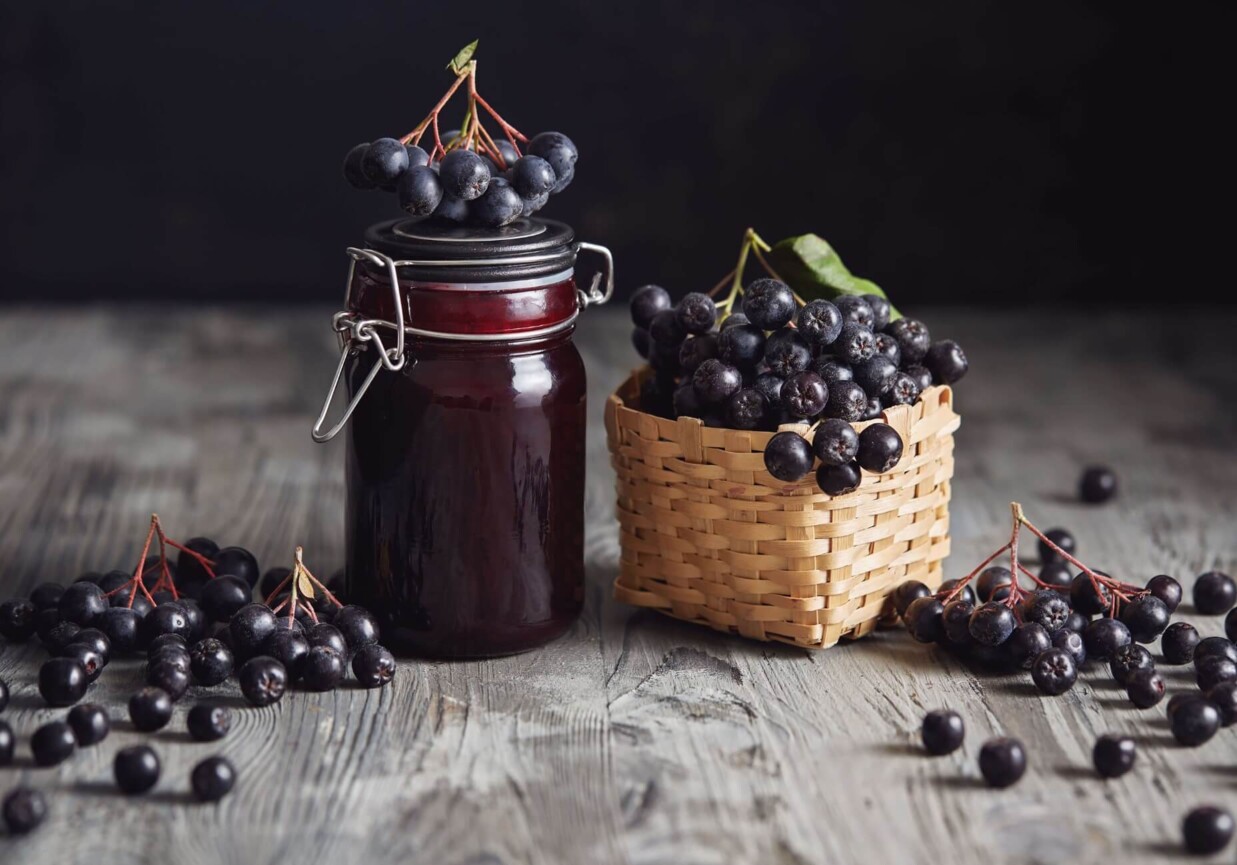 Aronia w cukrze foto