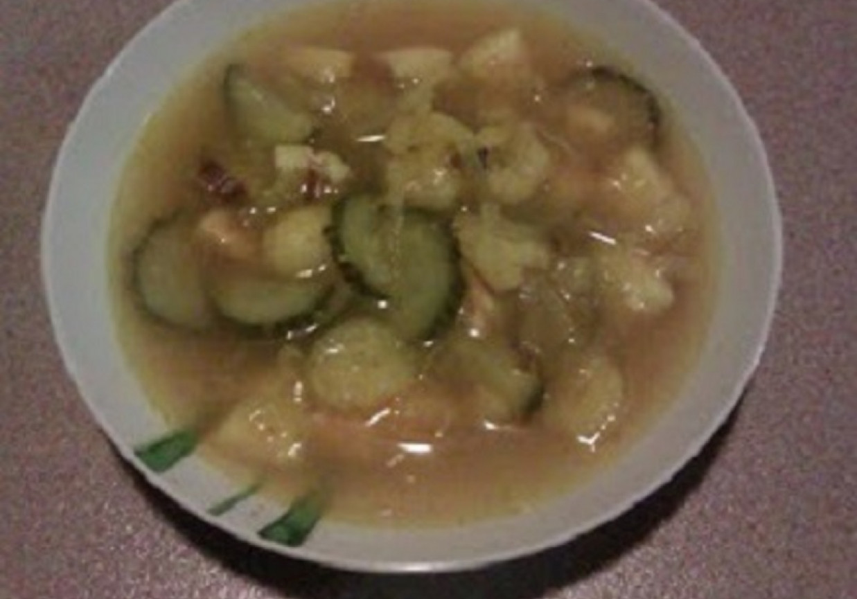 Azjatycka zupa bananowa foto