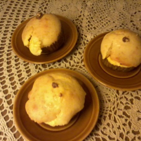 Krok 6 - Babeczki z białym serem i wiórkami kokosowymi foto