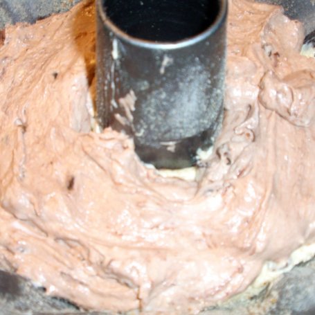 Krok 6 - Babka   biało kakaowa   z twarogiem foto