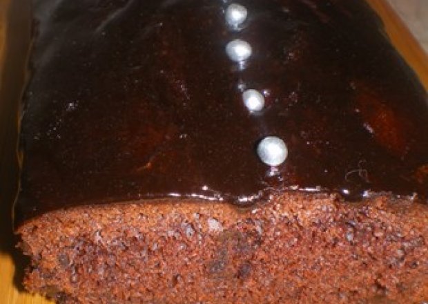 Fotografia przedstawiająca Babka czekoladowa z polewą