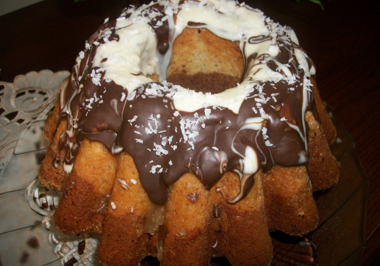 Babka czekoladowo- kokosowa z bananem wg Zub3ra foto