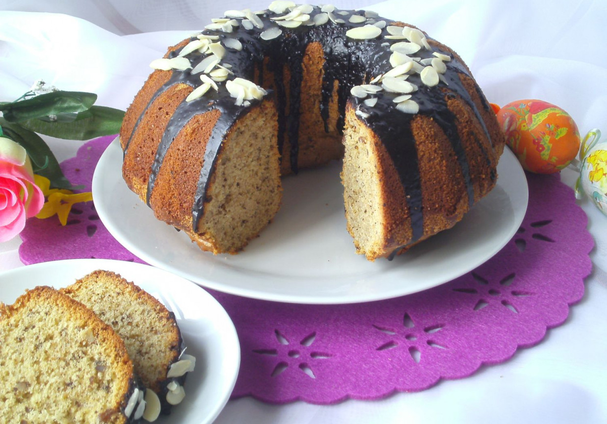Babka kawowo- orzechowa foto