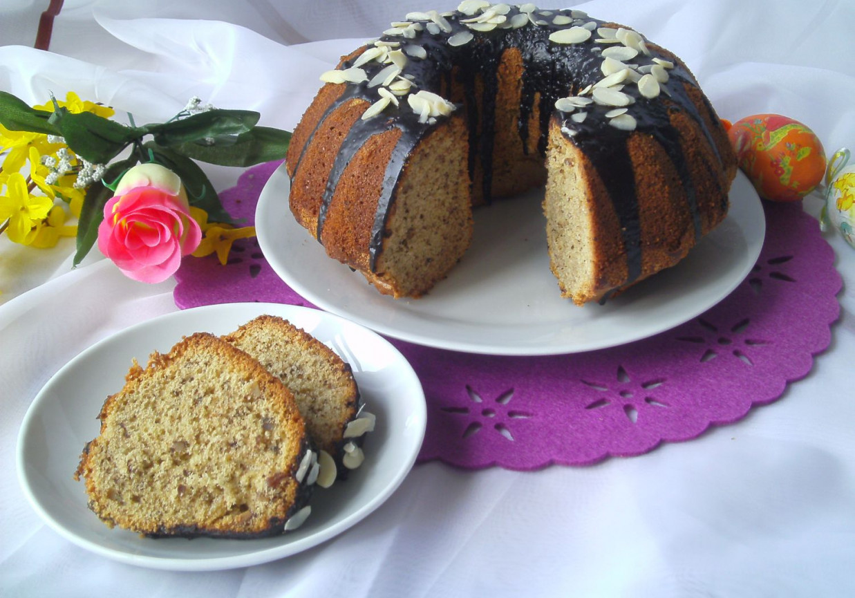 Babka kawowo- orzechowa foto