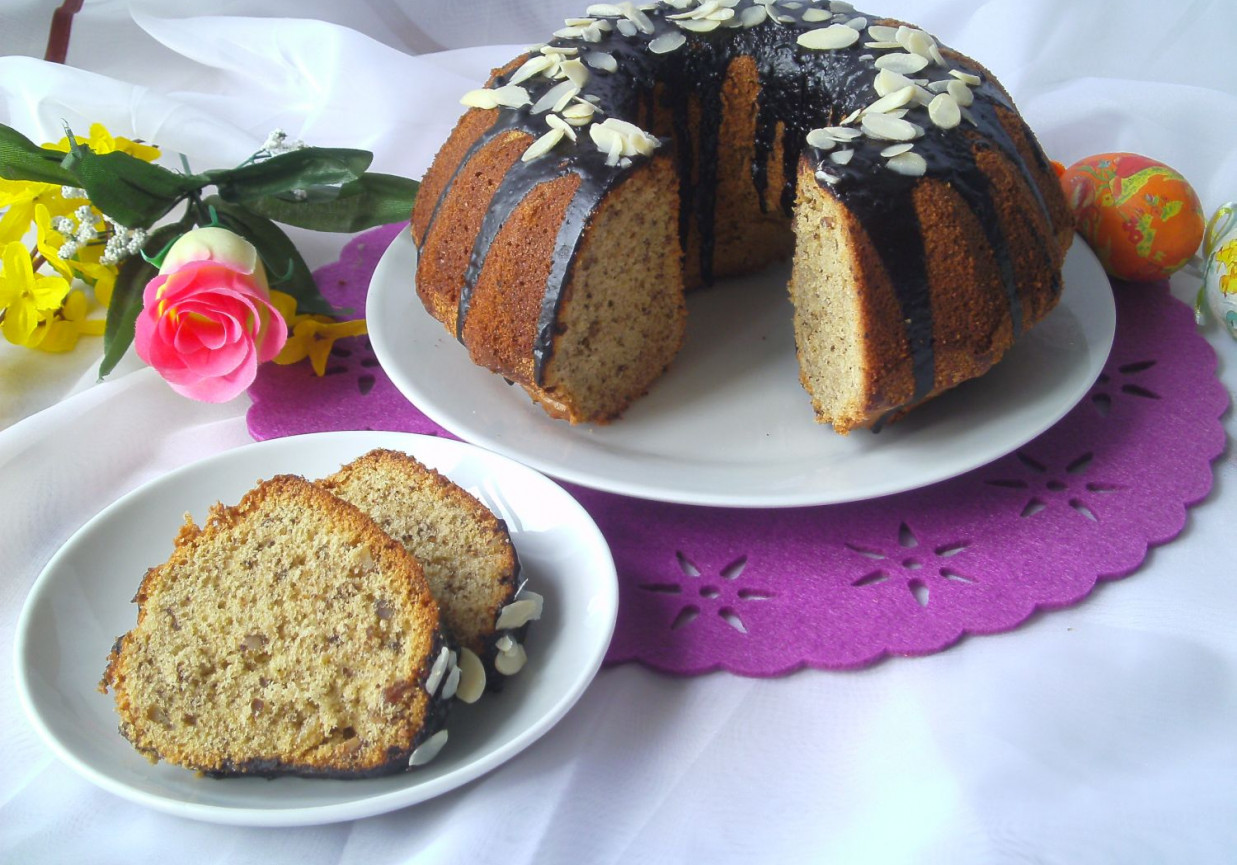 Babka kawowo- orzechowa foto