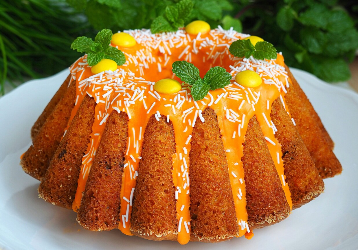 Babka marchewkowa z nutą pomarańczy foto