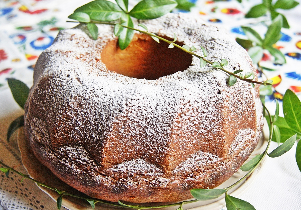Babka na mleku skondensowanym foto