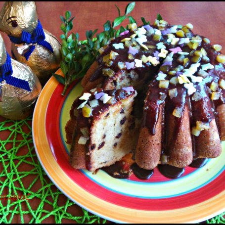 Krok 4 - Babka waniliowo rodzynkowa foto