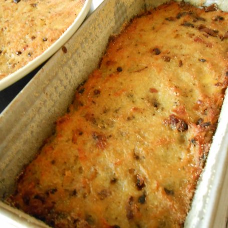 Krok 4 - Babka ziemniaczana z sosem kurkowym foto