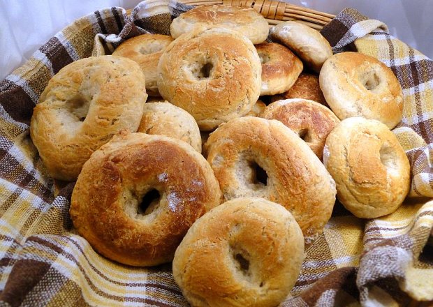 Fotografia przedstawiająca Bagels z mąką gryczaną