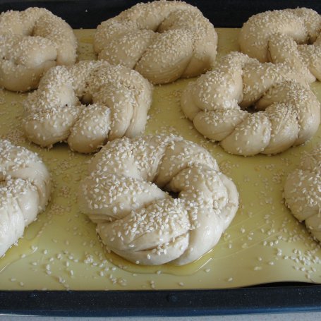 Krok 4 - Bajgle tureckie - simit foto