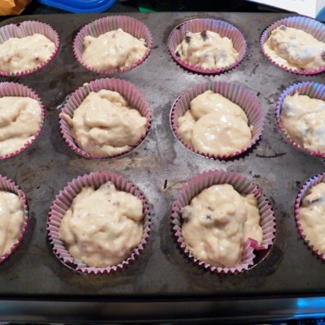 Krok 4 - Bakaliowe muffinki z czekoladą foto