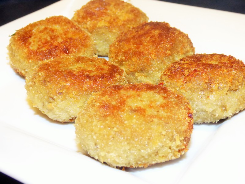 Kotlety z bakłażana z serem żółtym - medium