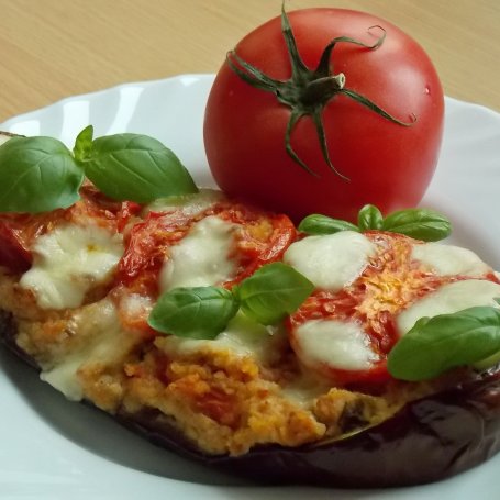 Krok 5 - Bakłażan faszerowany kaszą jaglaną foto