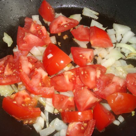 Krok 3 - Bakłażan z farszem z soczewicy i pomidorów foto