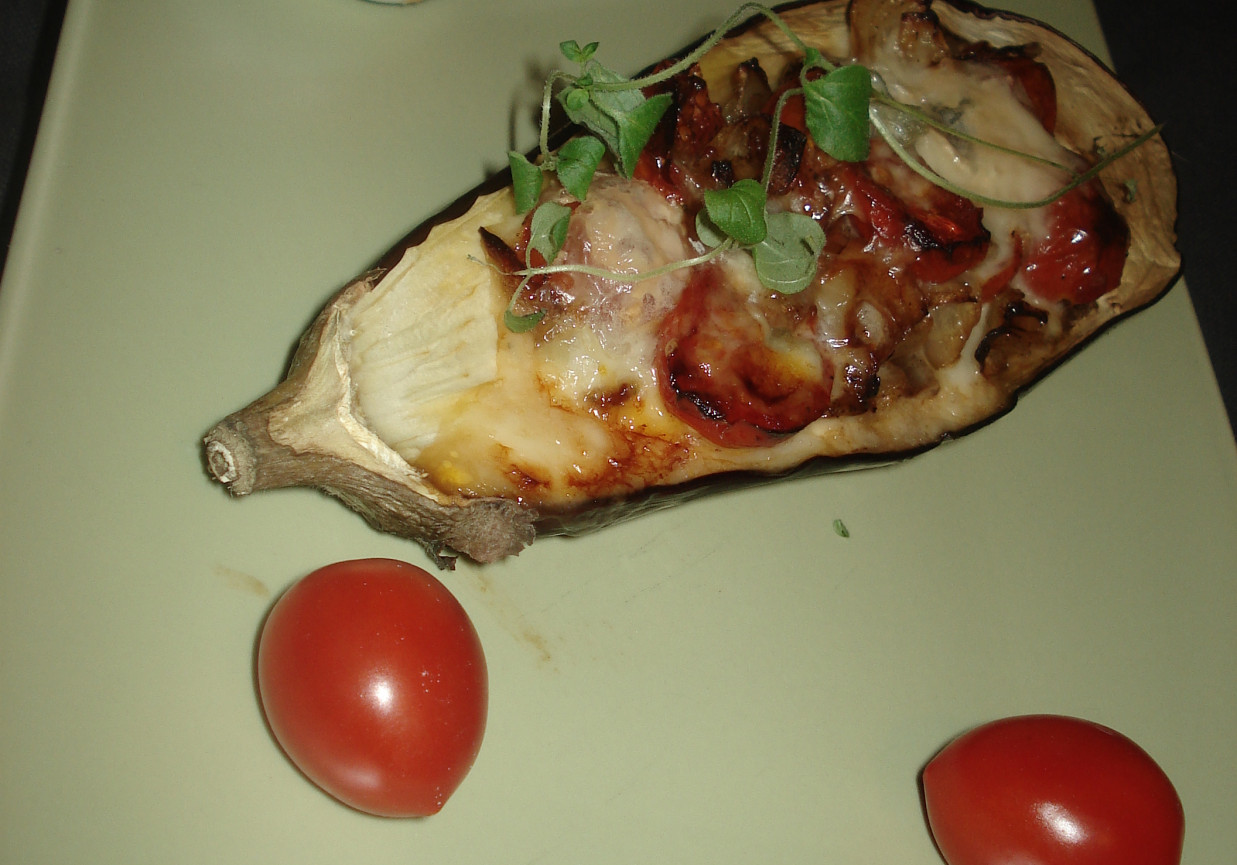 Bakłażan zapiekany z gorgonzolą foto