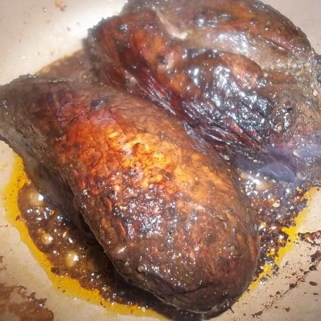 Krok 6 - Balsamiczna szynka z kawą i cynamonem foto
